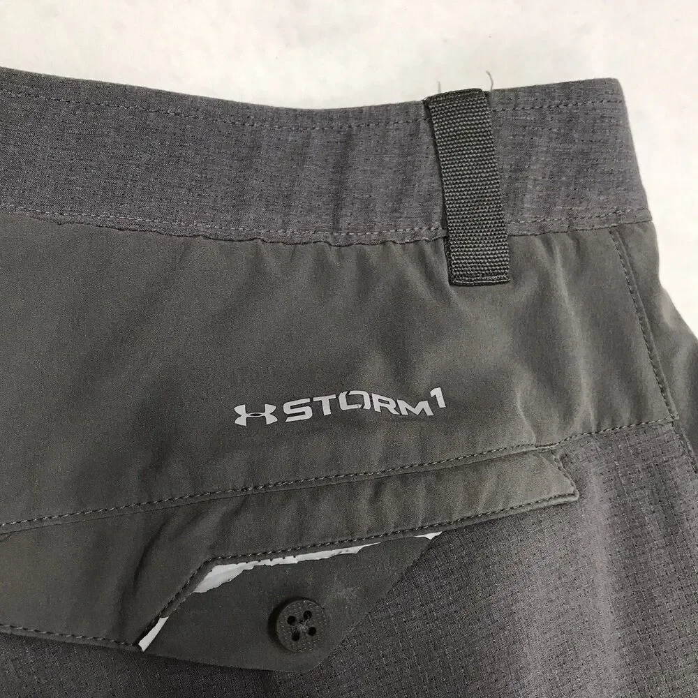 UNDER ARMOUR Storm 1 Golf Pants Men 34x32 Golf Performance Stretch Chino Texture